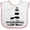 White and Pink, variant on Inktastic I Love Lighthouses Girls Baby Bib