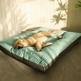 thumbnail image 5 of Dog Bed Washable with Removable Cover Waterproof, Soft Flannel Dog Crate Beds for Large Medium Small Dogs Cats, Non-Slip Pet Beds Kennel Pad 23.6 inch x 18.5 inch, 5 of 7