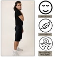 thumbnail image 6 of Men's Knee-Length Cargo, Multiple Pockets, Adjustable Waist Shorts, 6 of 8