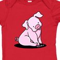 thumbnail image 4 of Inktastic Sitting Pig Boys or Girls Baby Bodysuit, 4 of 5