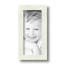 ArtToFrames 4" x 9" White Picture Frame, 4x9 inch White Wood Poster Frame (WOM-5140)