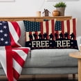 thumbnail image 5 of Memorial Day Decorations Pillow Cases, America Flag Double Sides Print Cushion Cover for Bed Sofa Cartoons Tetragonum Couch Pillow Cover, 5 of 5
