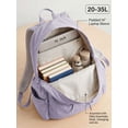 thumbnail image 6 of Spencer Laptop Backpack Nylon Backpack Purse for Women, Casual Lightweight Daypack Travel Bag with 14 inch Laptop Compartment, 6 of 8