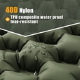 thumbnail image 4 of Hweilai Sleeping Pad with Built-in Inflatable Pump, 30S Ultralight Air Mattress Full Inflation Camping Mat with Bionic Honeycomb Design Perfect for Hiking, Camping, Travel - Army Green, 4 of 4