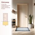 thumbnail image 3 of ODIKA 6'x9' Machine Washable Non-Slip Area Rug, Shadow Textured Solid Rectangle High Traffic Rug, Gray, 252258, 3 of 7