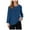 Navy, variant on iTNHFP Women Tshirts Womens Tshirts White Women'S Casual Point Sleeve V Neck Slim Solid Color T Shirt Long Sleeve Top