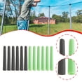 thumbnail image 1 of DYNWAVECA 12Pcs Trampoline Enclosure Pole Foam Sleeves Padding Foam Portable Kids Trampoline Accessories Replacement Protector for Tube 6 Green 6 Black, 1 of 10