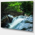 thumbnail image 2 of Water Slide over the Moss - Landscape Canvas Art Print, 2 of 3