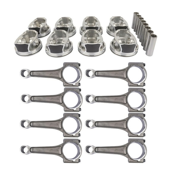 GELUOXI Pistons Connecting Rods Kit For 09-14 Ram 1500 2500 3500 5.7L Hemi 53021538AD