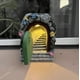 thumbnail image 5 of pstuiky Estatua de puerta solar con luz LED que abre puerta y ventana para árboles, con luz en la oscuridad. Escultura decorativa para jardín., 5 of 6