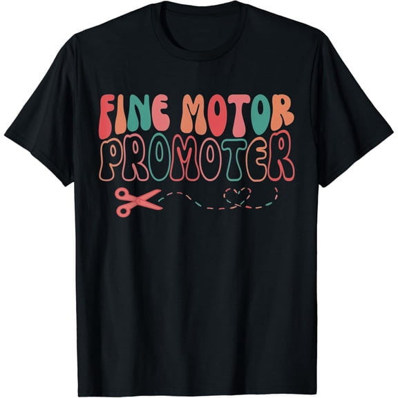 Groovy Fine Motor Promoter Occupational Therapy OT Therapist Vintage Gifts Men T-shirt