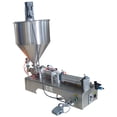 thumbnail image 2 of TECHTONGDA Paste Filling Machine Pneumatic 100-1000ml Stainless Steel Piston Filler Dispenser with Vertical Mixing Hopper, 2 of 7