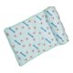 thumbnail image 5 of Estera de enfriamiento para mascotas con almohada Lavable Seda de hielo Almohadilla autoenfriante para mascotas de verano para gatos y perros pequeños y medianos Verde S, 5 of 5