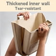 thumbnail image 4 of Foldable Hanging Trash Can for Kitchen Cabinet, Kitchen Trash Can with Space-Saving Design, Compact Waste Bin Versatile Kitchen Bins, Collapsible Garbage Can with Trash Bag Compartment (B, 7L), 4 of 8