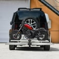 thumbnail image 3 of Miumaeov 600Lbs Double Motorcycle Carrier, Hitch Mount Bike Rack Platform, for Dirt Bikes, Motorcycle for Maximum Tire Width of 4" Motorcycle Tire Width, 3 of 9