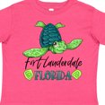 thumbnail image 4 of Inktastic Fort Lauderdale, Florida Happy Sea Turtle Boys or Girls Toddler T-Shirt, 4 of 5