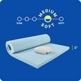 thumbnail image 3 of Sealy Dreamlife 3"Gel Memory Foam Mattress Topper with Cooling Cover, Twin XL, Adult, 3 of 14