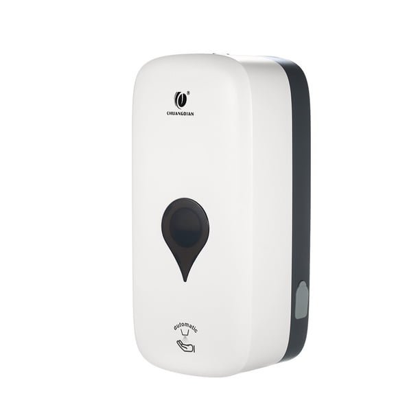 CHUANGDIAN Dispensador de jabón infrarrojo automático Montado en la pared Tipo de aerosol Sin contacto 1000ml Dispensadores automáticos de jabón Manos