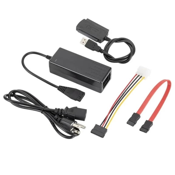 SATA/PATA/IDE Drive to USB 2.0 Adapter Converter Cable for Hard Drive Disk HDD 2.5 Inch 3.5 Inch for Laptop PC US PLUG