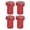 Red, variant on Riousery 4PCS Woodworking Desktop Limit Blocks Multifunctional Workbench Peg Brake Stops 20mm 0.8in Diameter Silver Aluminum Alloy Bench Dogs Table Tools