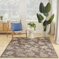 thumbnail image 6 of Nourison 4' x 6' Garden Oasis Flatweave Indoor Outdoor Area Rug Mocha, 6 of 10