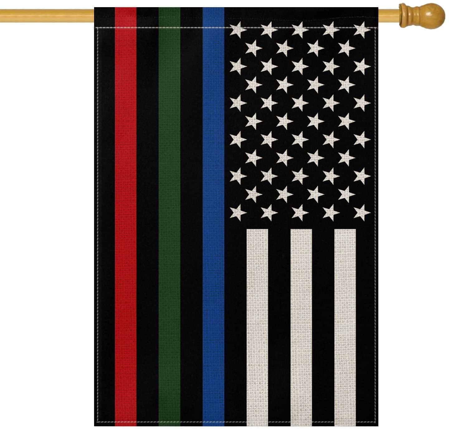 American Patriotic Firefighter 3'x5' Indoor Outdoor Yard Flag USA 