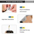 thumbnail image 4 of Coolnut Autumn Pumpkins Kitchen Sink Splash Guard 2 Packs Faucet Absorbent Mats Cute Dot Retro Faucet Handle Drip Catcher Quickly Drying Mat for Kitchen Counter Bathroom, 14.9"x5.5", 4 of 7