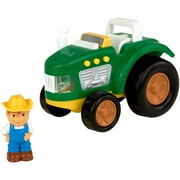 Kid Connection My First Vehicle Toy Tractor with Action Figure Farm Vehicle Playset (2 Pieces)