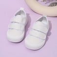 thumbnail image 5 of Boys Slip On Shoes Casual Sneakers Breathable Lightweight Sports Shoes for Kids Girls Indoor Outdoor Training Running Walking Shoes White, 5 of 6