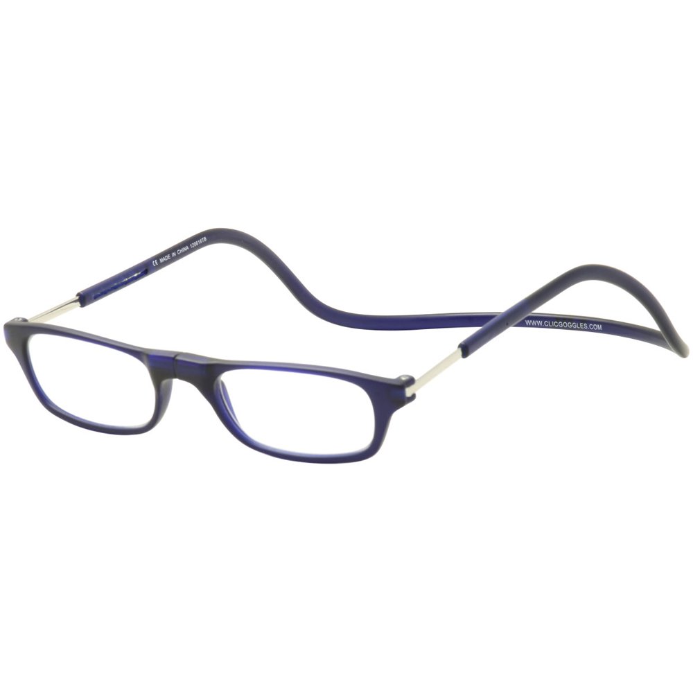 Clic Reader Eyeglasses Original Frosted Reflex Dk Blue Readers