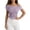 A-Purple1531, variant on Women's Off Shoulder Ruched Mesh Crop Top Slim Fit Stretchy Weekend Casual Shirts