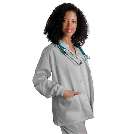 

Adar Universal Scrubs For Women - Round Neck Warm-Up Scrub Jacket