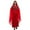 Red, variant on Long Sleeve Shirts for Women, Muslim Dress for Women Loose Batwing Sleeved Hooded Beaded Embroidery Long Abaya Dress Kaftan Abayas Islamic Robe