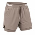 thumbnail image 2 of Short con Biker Wilson para Hombre Runline Color Beige Talla CH, 2 of 4