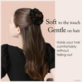 thumbnail image 2 of 100% Mulberry Silk-Scrunchies for Hair Sleep, Women Grils Silk Hair Ties for Frizz & Breakage Curly Hair, No Damage, Elastics Ponytail Holder, 3 Pack, 2 of 11