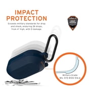 UAG Samsung Galaxy Buds/Galaxy Buds+ Plus Case, Full-Body Rugged Heavy Duty Protective Impact Resistant Hardcase with Detachable Carabiner, Mallard