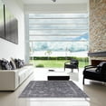 thumbnail image 7 of Ahgly Company Machine Washable Indoor Round Industrial Modern Dark Goldray Area Rugs, 4' Round, 7 of 7