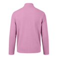 thumbnail image 6 of Men's Quarter Zip Up Polo Shirts Waffle Knit Long Sleeve Slim Fit Pullover Lightweight Casual Fall Collared Golf Shirt, 6 of 8