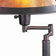 thumbnail image 3 of Benjara BM223703 Metal Body Swing Arm Table Lamp with Conical Mica Shade, Bronze, 3 of 5