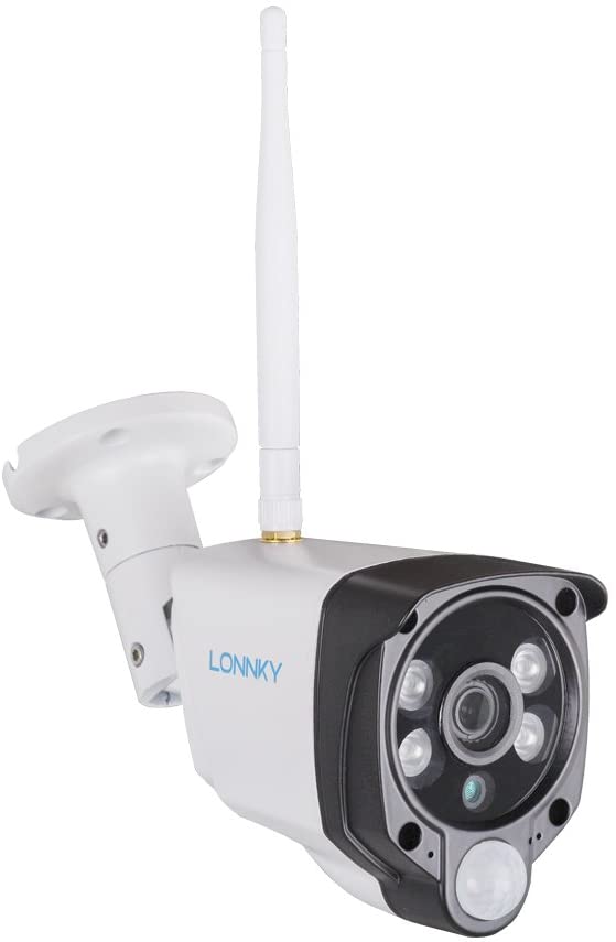LONNKY Wireless Security Camera, 960P WiFi Weatherproof Outdoor