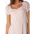 thumbnail image 4 of Celebrity Pink Women's and Women's Plus Puff Sleeve Midi Dress, Sizes XS-4X, 4 of 11