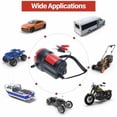 thumbnail image 4 of 12V 60W Oil Change Pump Extractor, Oil/Diesel Fluid Pump Extractor Scavenge Oil Change Pump Transfer Suction Transfer Pump with Tubes Truck Rv Boat ATV (Red), 4 of 9