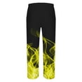 thumbnail image 4 of Wavsuf Sweatsuits 2pcs Sets Mens Jogger Set Long Tight Shirt Sweatshirt and Sweatpants Yellow Size XL, 4 of 7