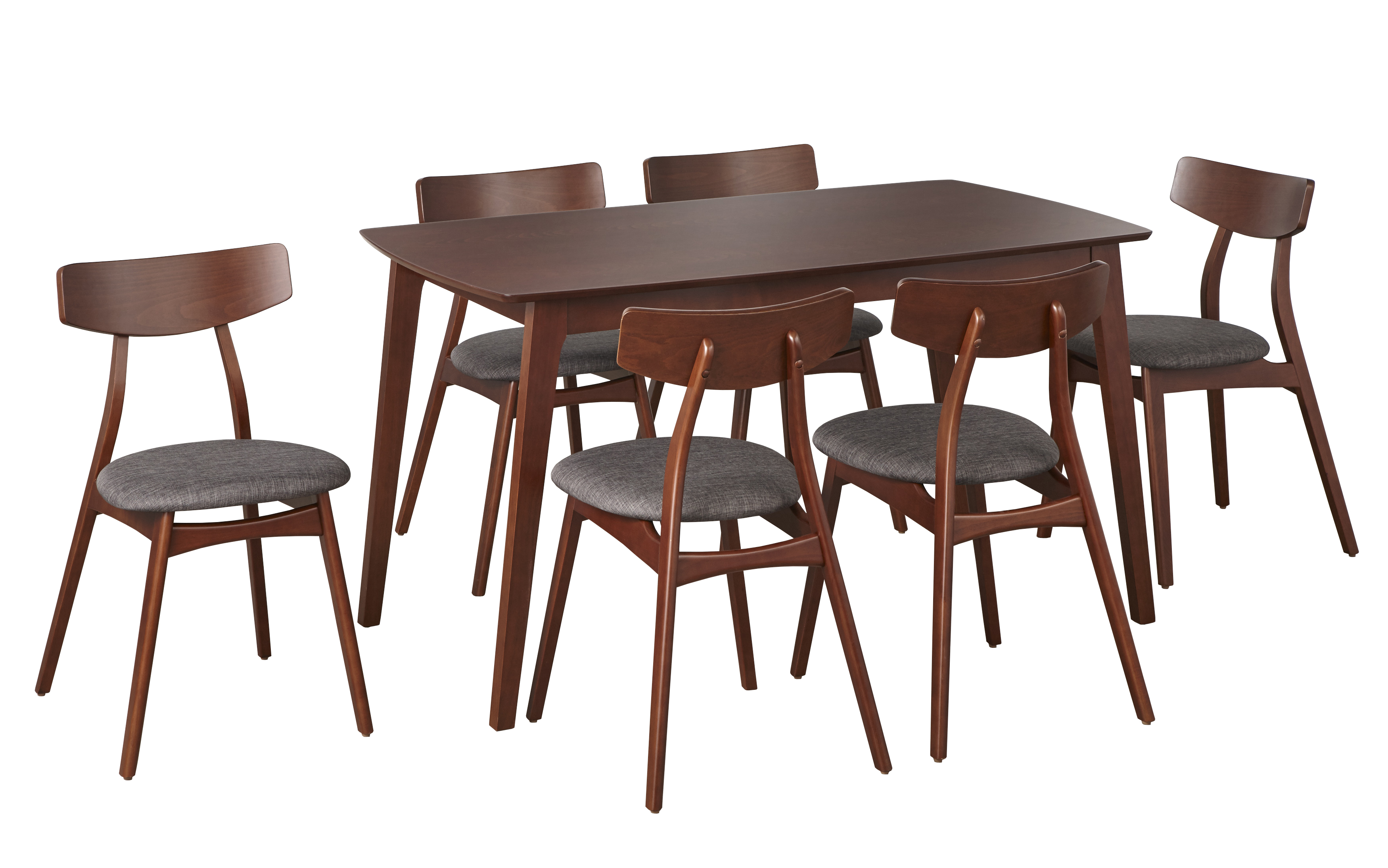 TMS Archer 7 Piece Dining Set, Yellow