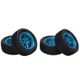thumbnail image 1 of Neumáticos de goma RC 4 piezas de amortiguación fuerte neumáticos RC de alta resistencia y juego de llantas para 1/14 RC Off Road Car ANGGREK Otros, 1 of 8