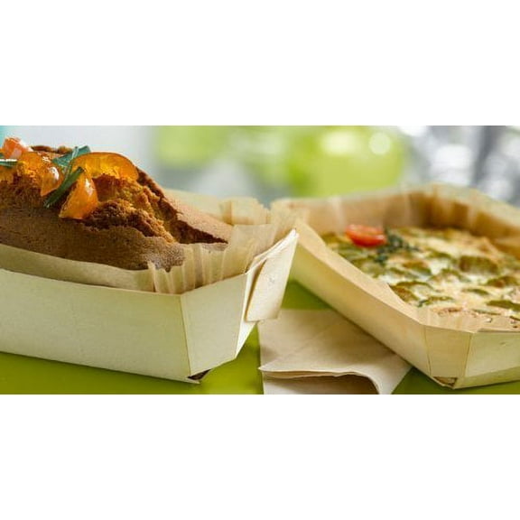 PacknWood Wooden Baking Mold, Baking Liner Included, 5 oz. Capacity Case of 350