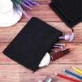 thumbnail image 3 of Canvas Makeup Bags Canvas Zipper Pouch Bags Pencil Case Blank DIY Craft Bags Cosmetic Pouch for DIY Craft (18 Pieces), 3 of 5