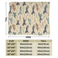 thumbnail image 5 of Horse Blanket Animal Grass Pattern Print Flannel Throw Blankets for Home Couch Bed Sofa Soft Fuzzy Lightweight Decor Gifts for All Season 60x50, 5 of 6