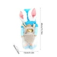 thumbnail image 3 of Twfbrm Easter Gnome Decorations, 15.7 inch Fluffy Easter Bunny Gnomes Plush Doll with Basket, Farmhouse Faceless Dwarf Ornaments Spring Tomte Nisse Stuffed Swedish Gnomes for Holiday Party Home, 3 of 7