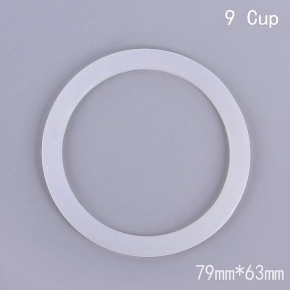 (9 Cup) 2x Stove Top Coffee Maker Moka Replacement Spare Rubber Gasket Seal Ring